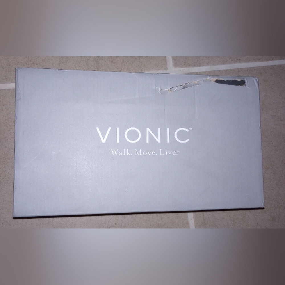 NWB Vionic Light Blue Floral Ballet Flats - Picture 7 of 8
